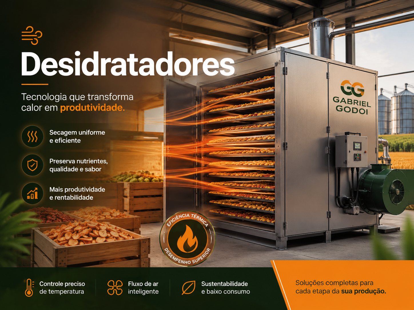 Aquecedores para granjas e propriedades rurais